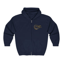 Load image into Gallery viewer, Unisex Laughing Moon Logo Full Zip Hooded Sweatshirt