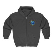 Load image into Gallery viewer, Unisex Laughing Moon  Full Zip Hooded Sweatshirt