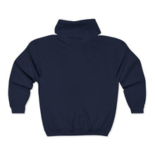 Load image into Gallery viewer, Unisex Laughing Moon Logo Full Zip Hooded Sweatshirt