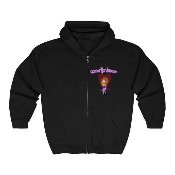 GamerNerdQueen Zip Hooded Sweatshirt