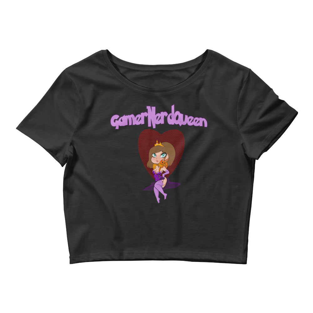 GamerNerdQueen Crop Tee